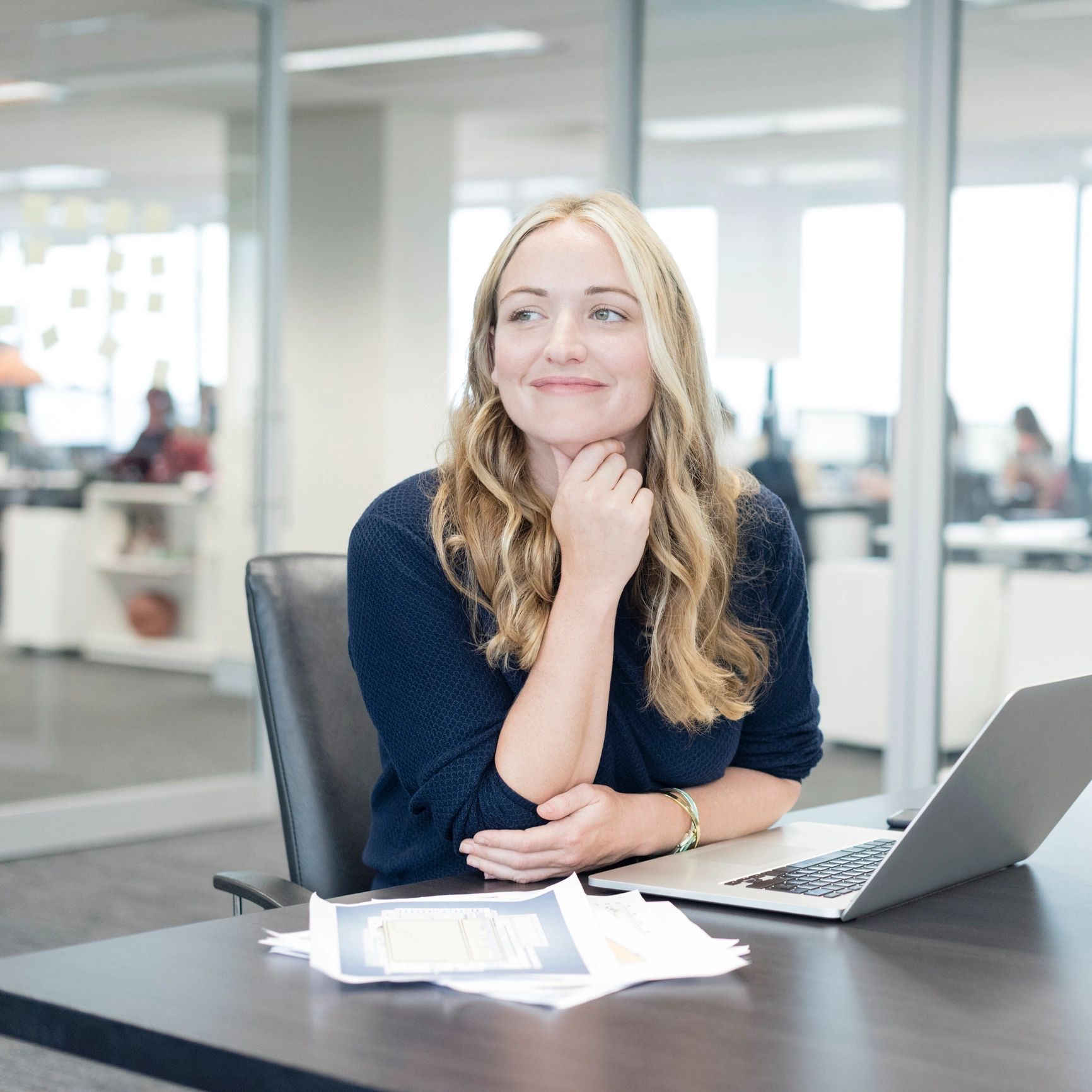 Portrait of a businesswoman in an office