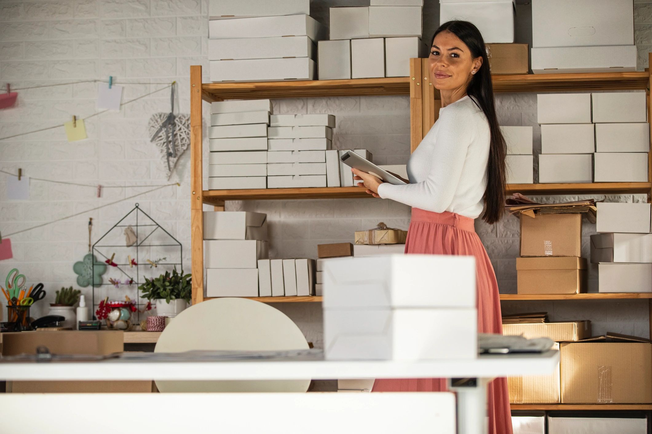 Entrepreneur managing online seller onboarding workflow